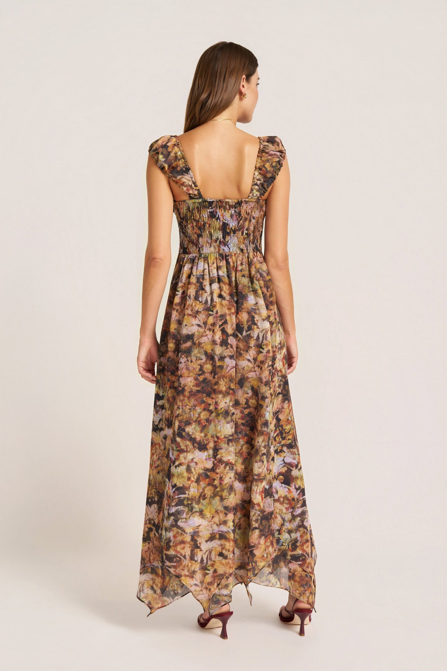 ALEXIAH MAXI DRESS - WALNUT