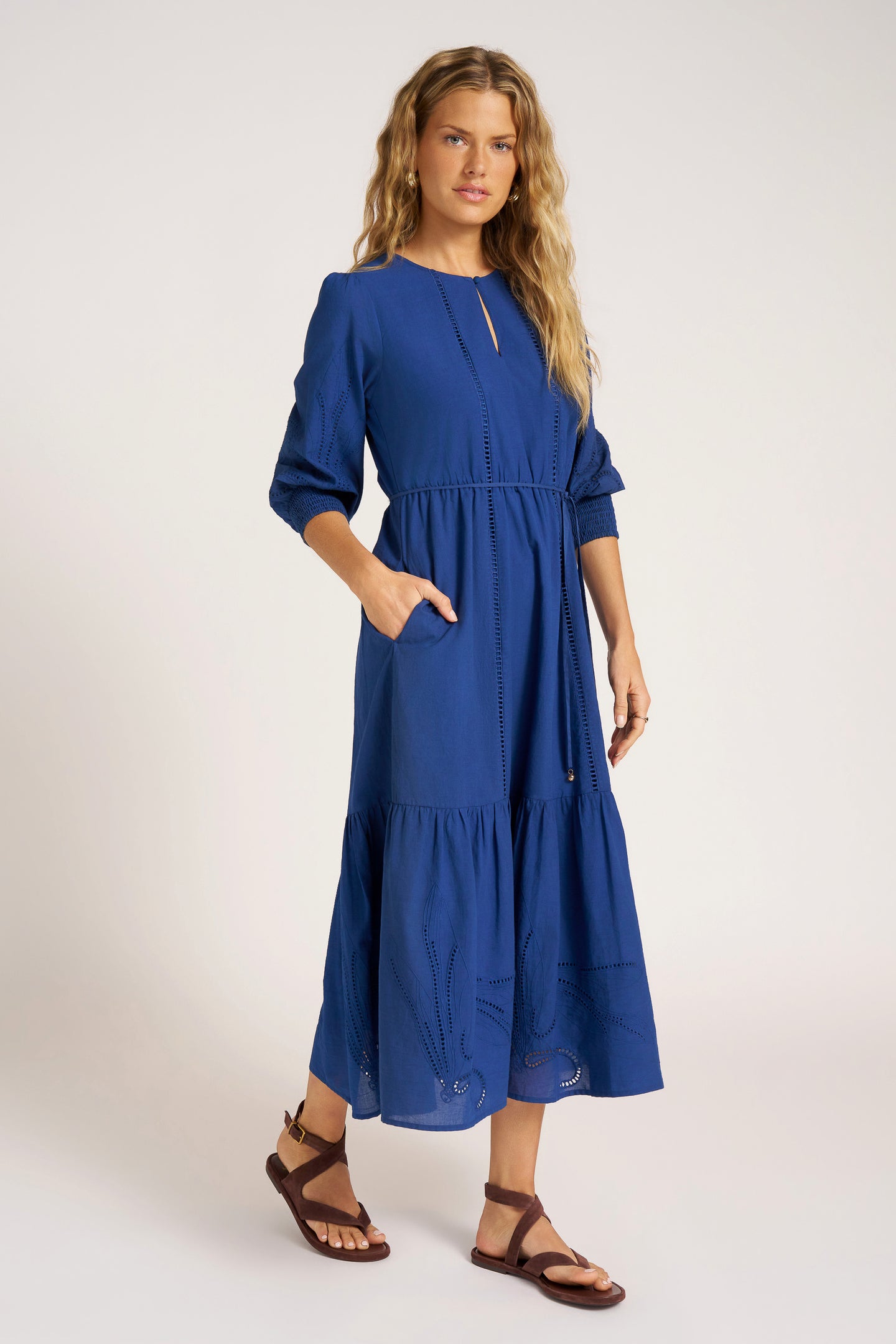 RYNNE MAXI DRESS - COBALT