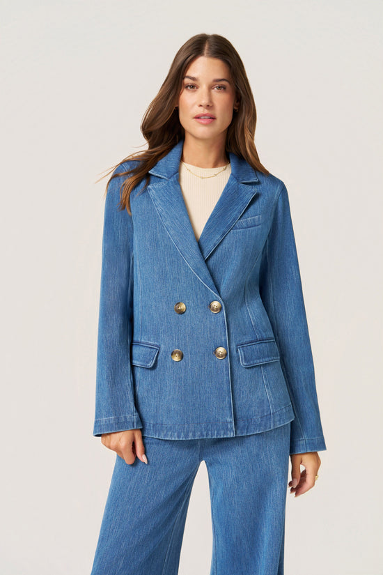 NASH DENIM BLAZER - DENIM