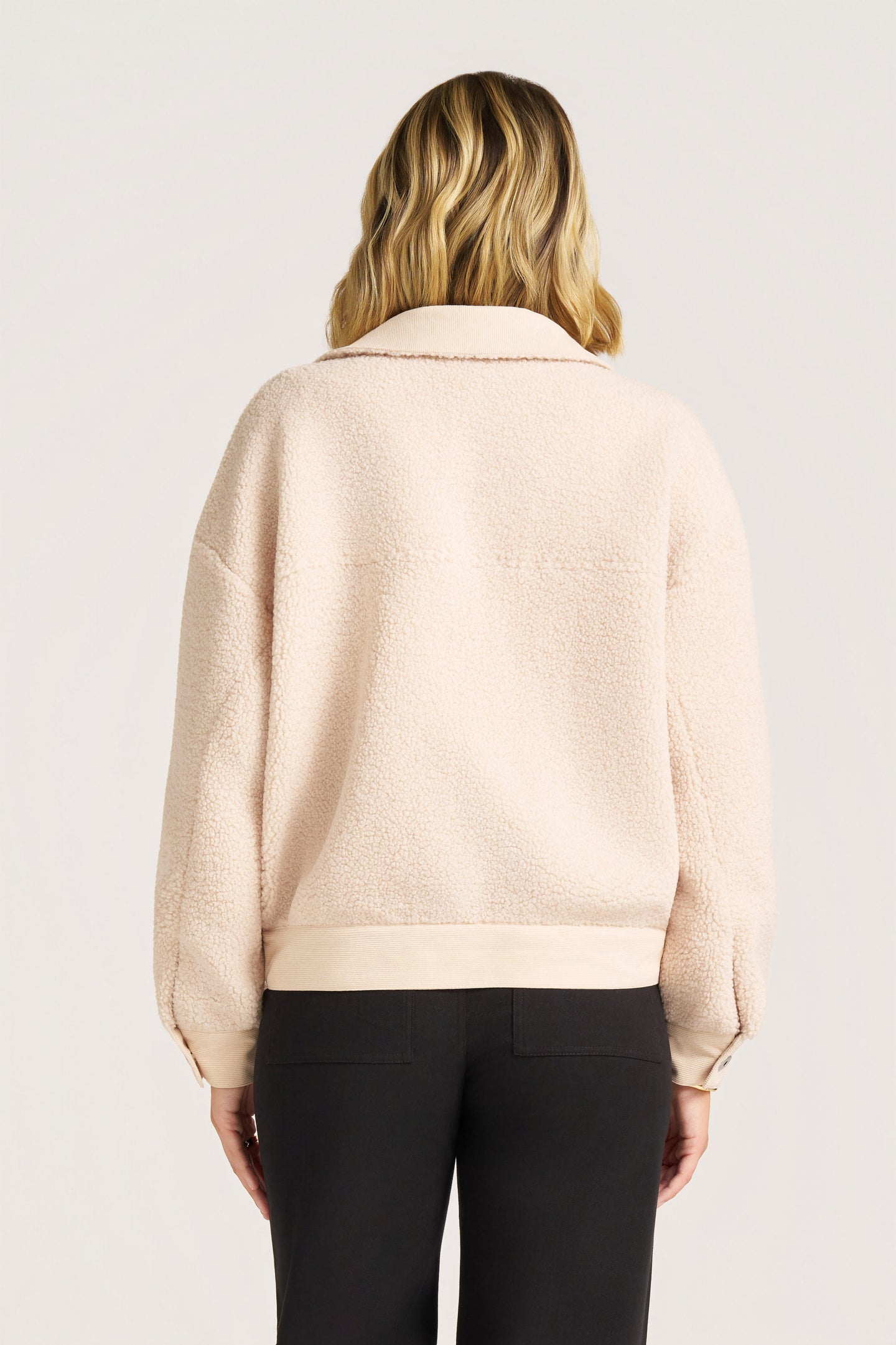 LEXI SHERPA JACKET - SHROOM