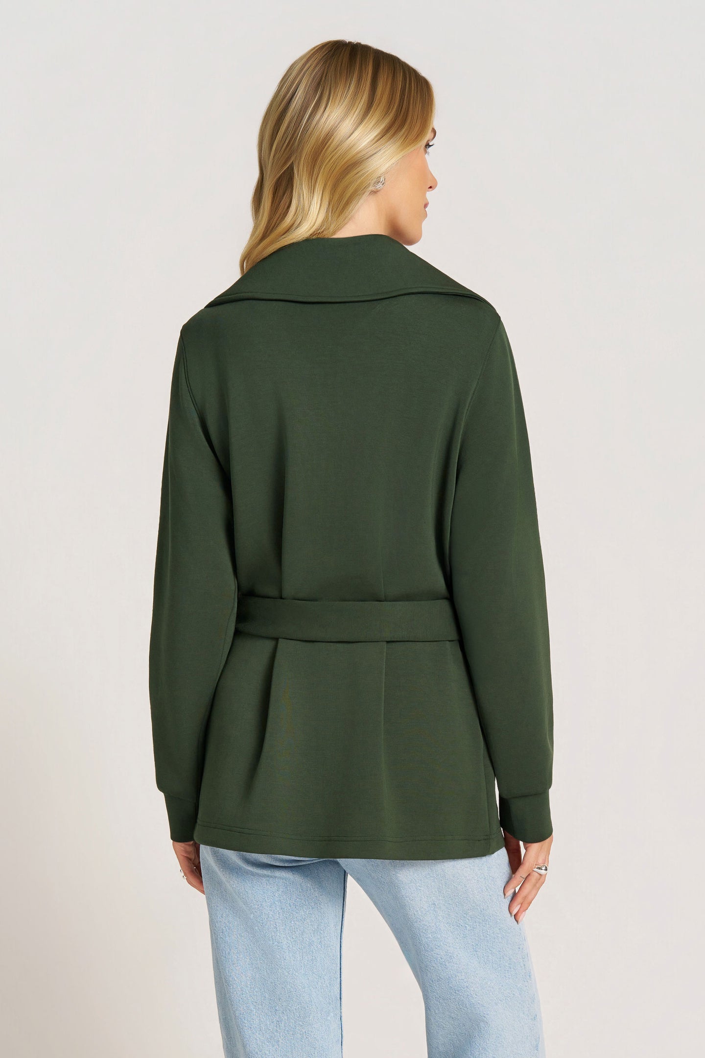 PENNY FEATHER FLEX COAT - HUNTER