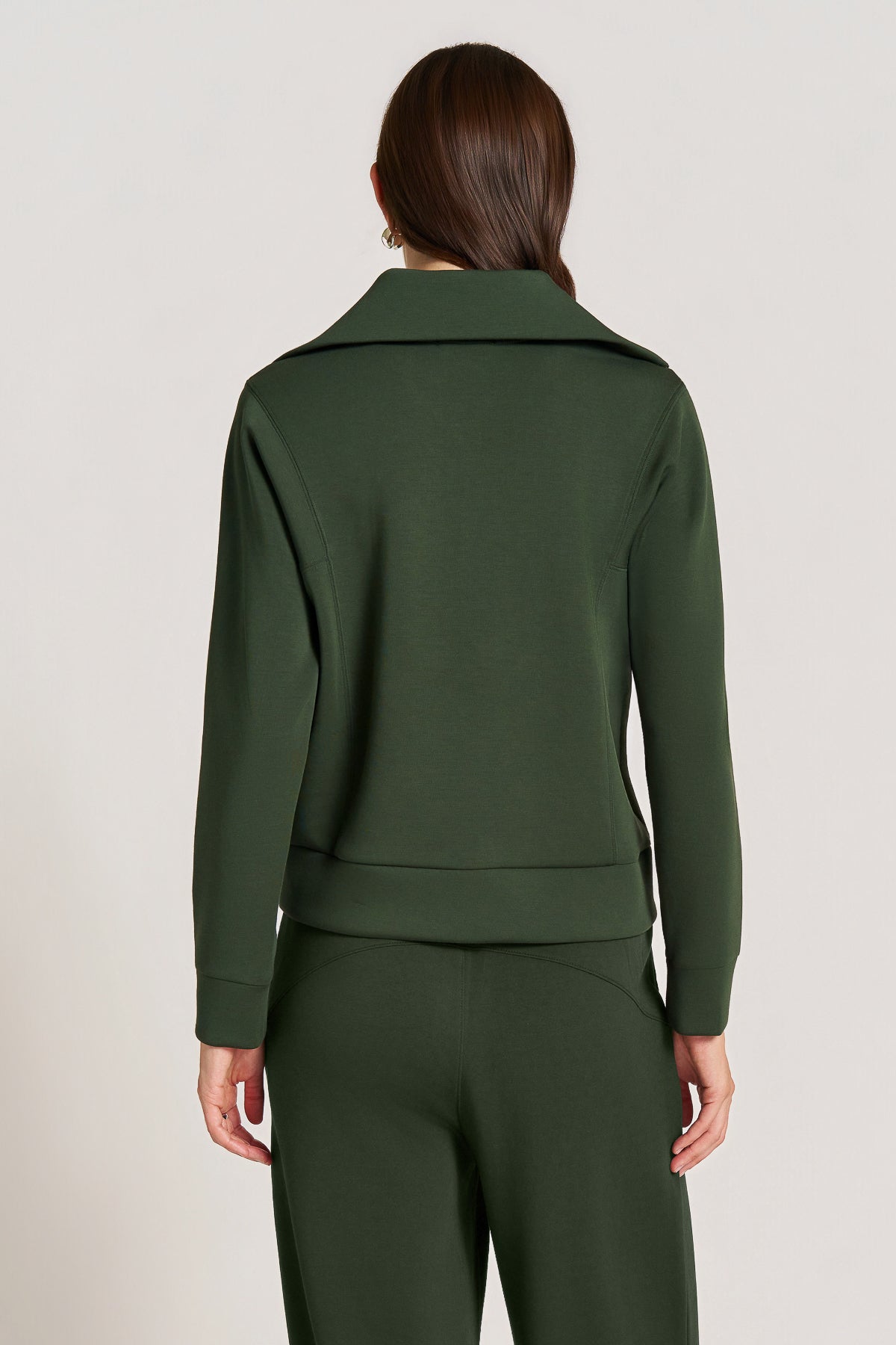 FARRAH FEATHER FLEX HALF ZIP - HUNTER