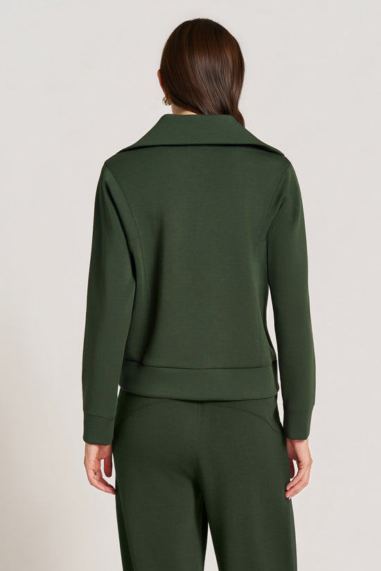 FARRAH FEATHER FLEX HALF ZIP - HUNTER