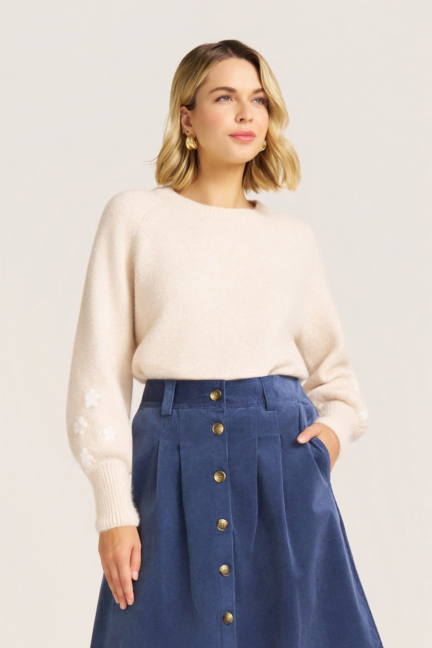 DAPHNE SWEATER - OATMEAL