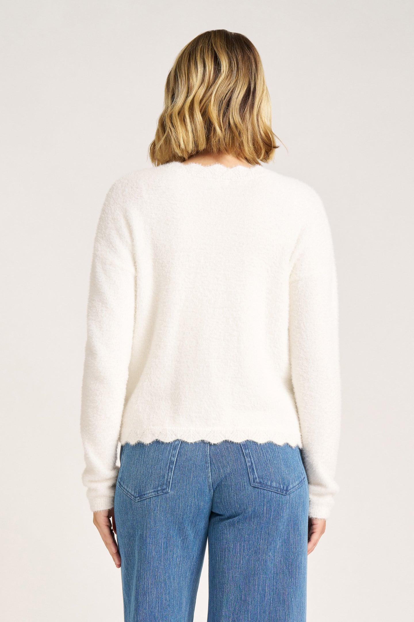 DELFINA CARDIGAN - IVORY