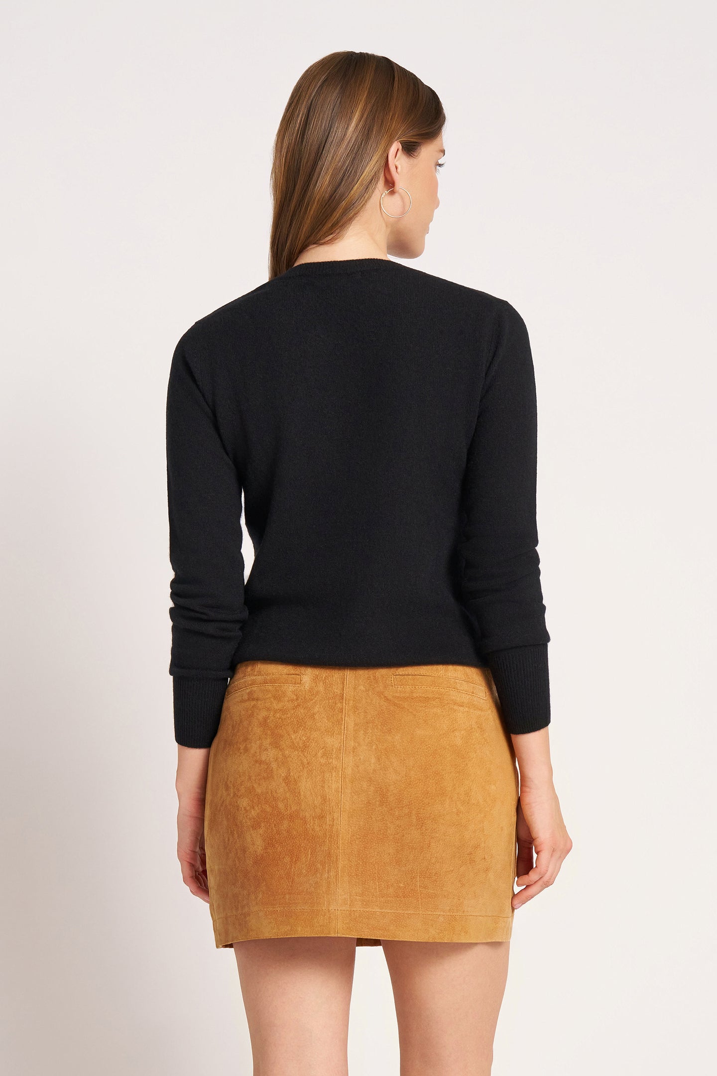 GRAMERCY CASHMERE CREW - BLACK