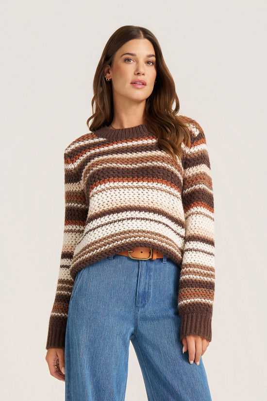 DION SWEATER - CHOCOLATE