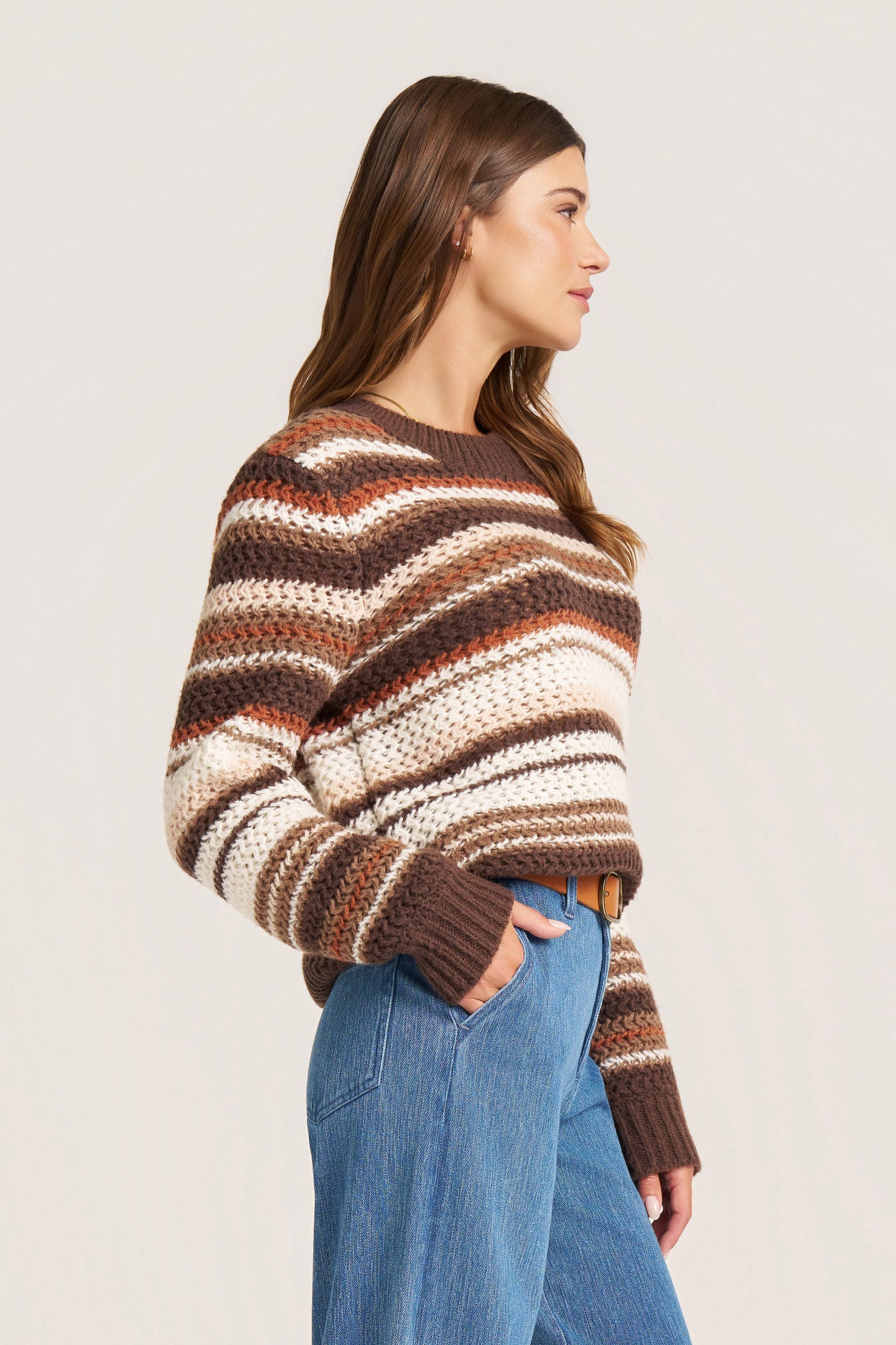 DION SWEATER - CHOCOLATE