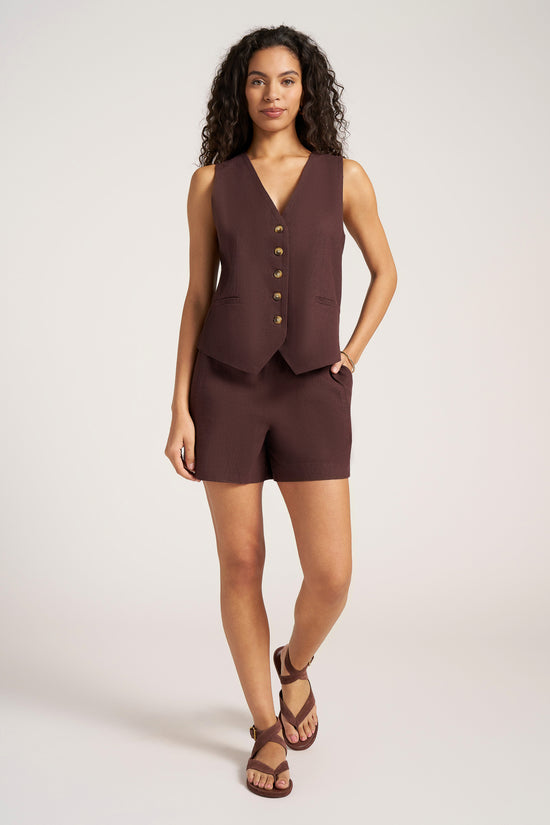 VENTURA EASY SHORT - CHOCOLATE