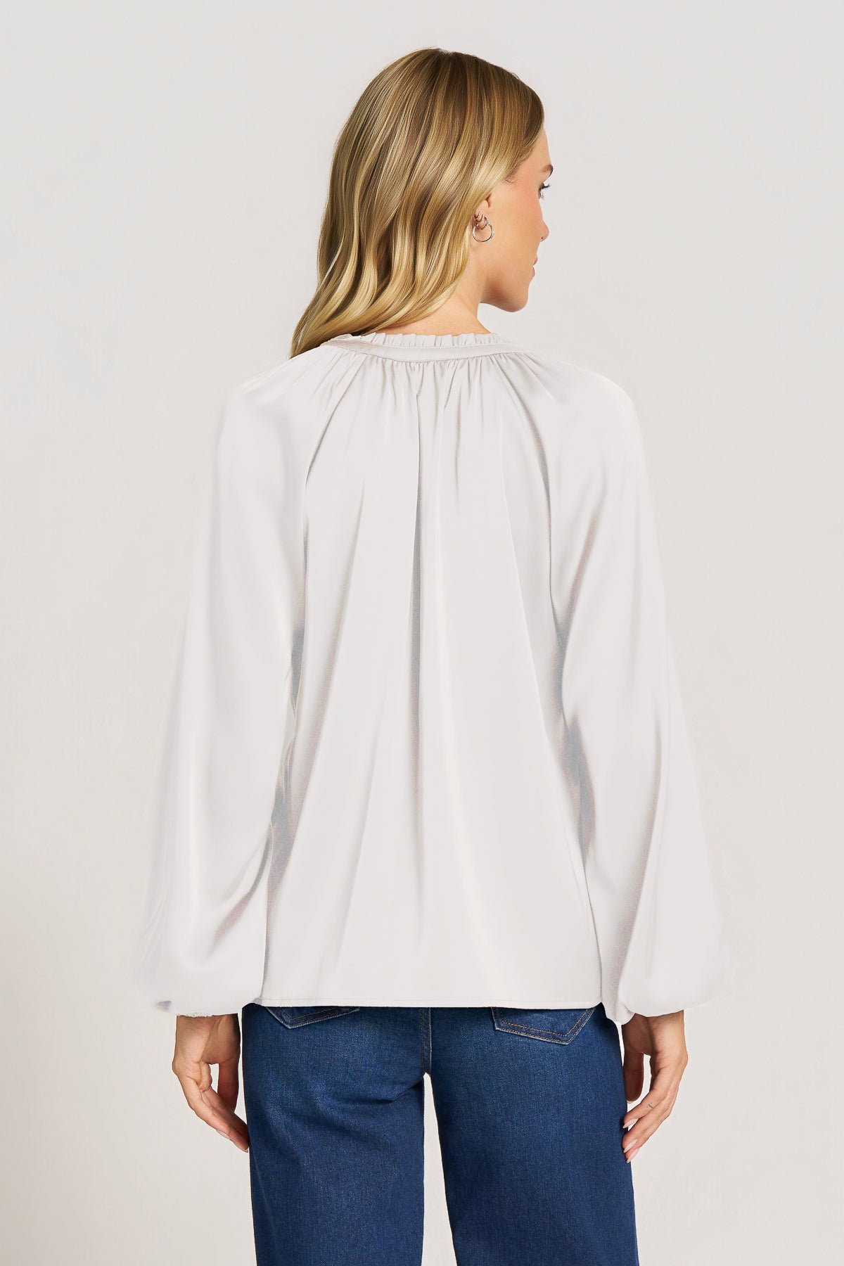 LOTTIE L/S BLOUSE - VELLUM