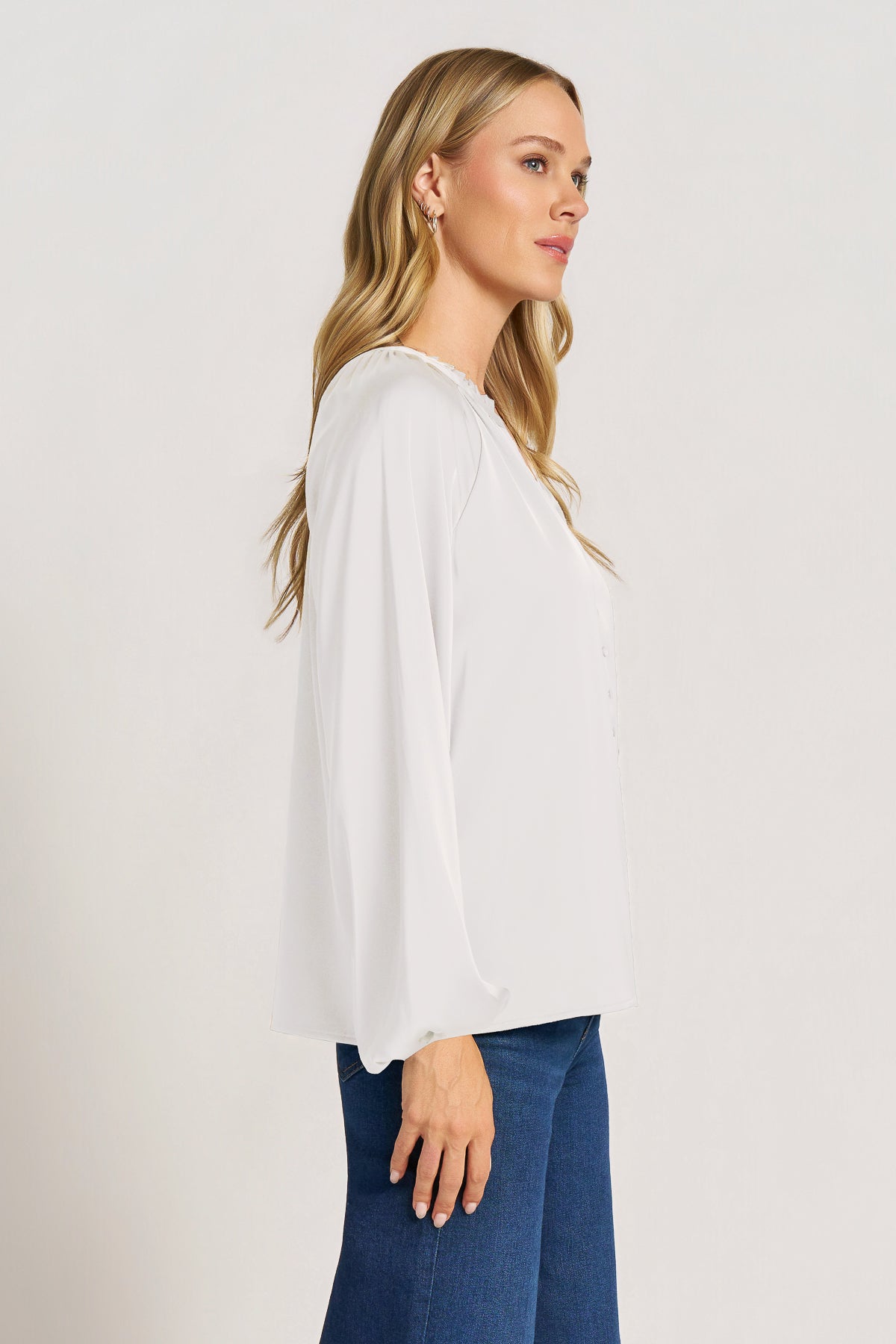 LOTTIE L/S BLOUSE - VELLUM