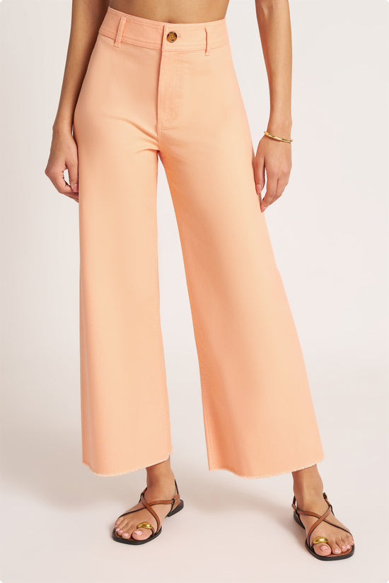 LIZZIE CROPPED PANT - MELON