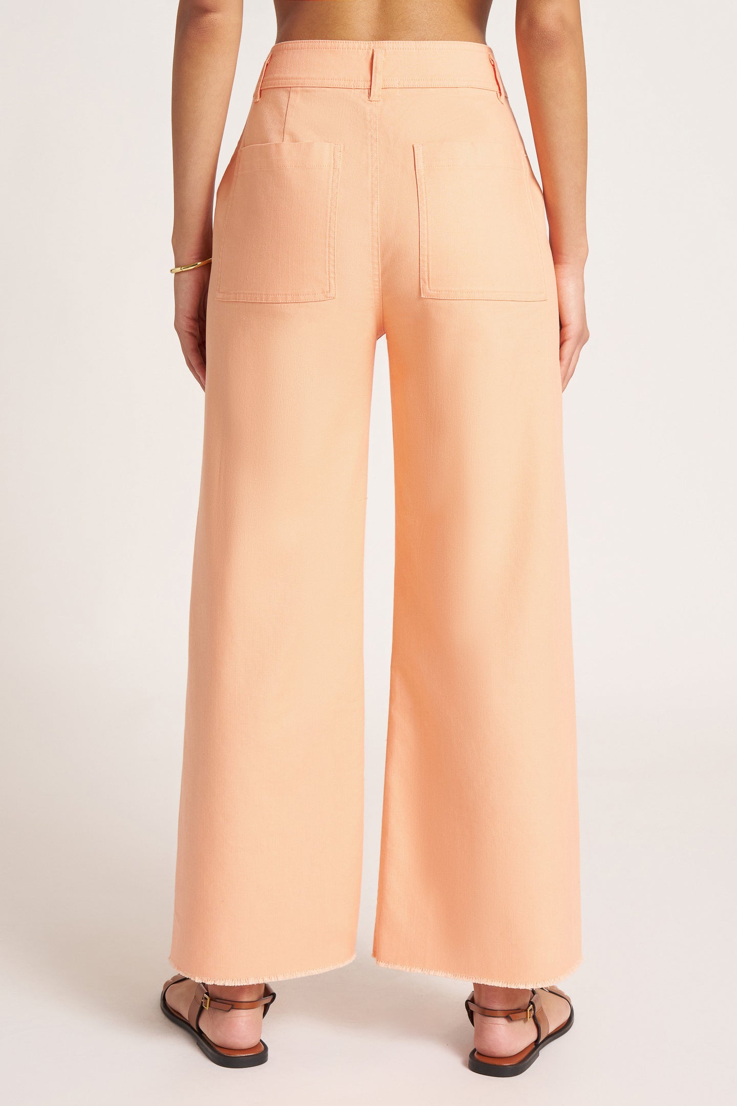 LIZZIE CROPPED PANT - MELON