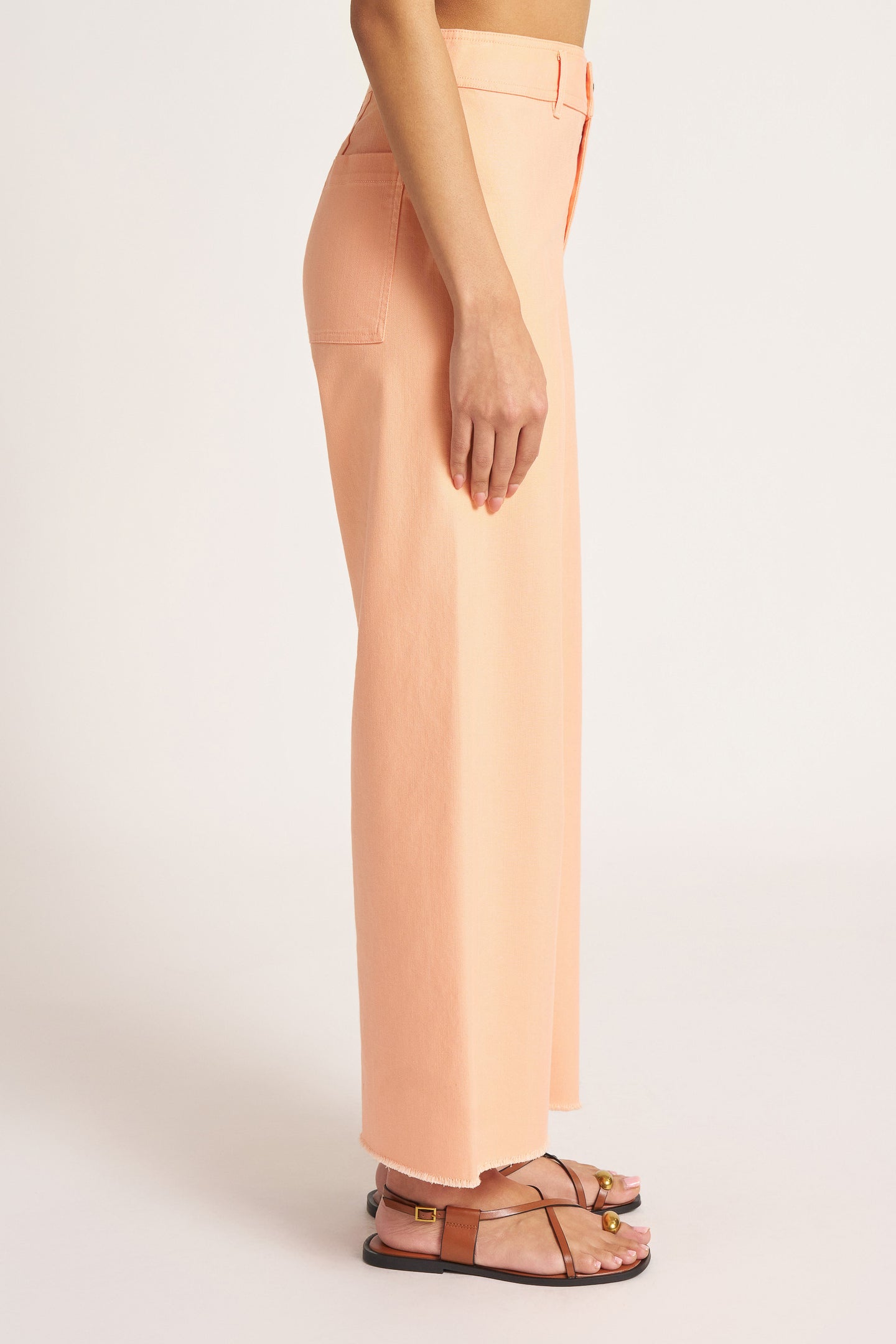 LIZZIE CROPPED PANT - MELON