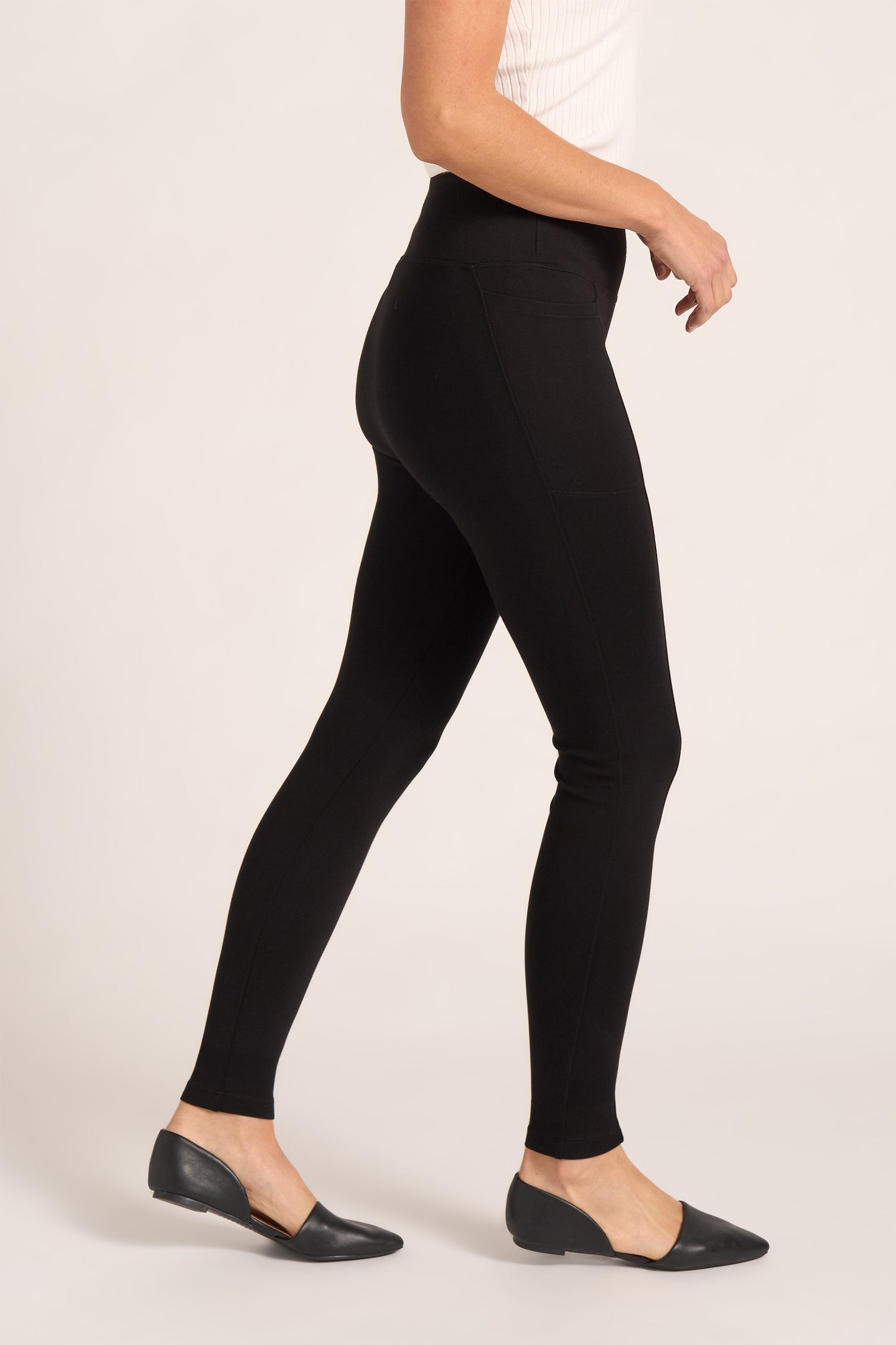 THE ALL-DAY SIDE POCKET LEGGING - BLACK