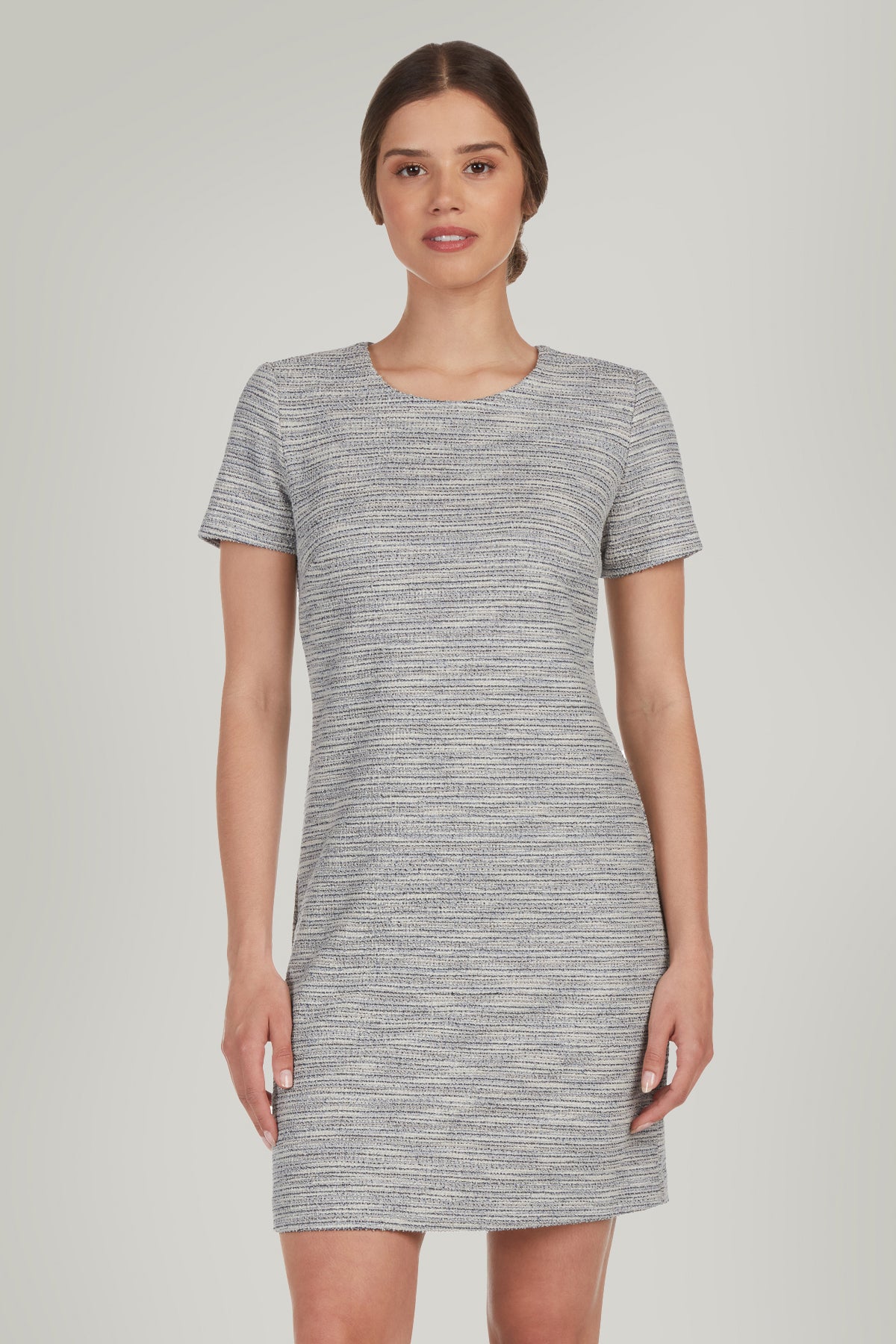 ARDEN TWEED DRESS - NATURAL