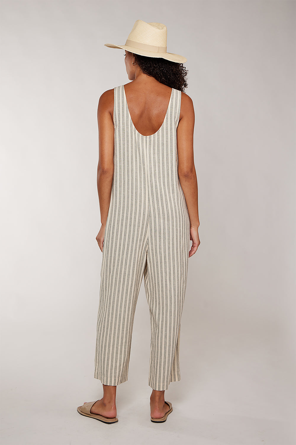 FRANCIS JUMPSUIT - NATURAL/SAGE