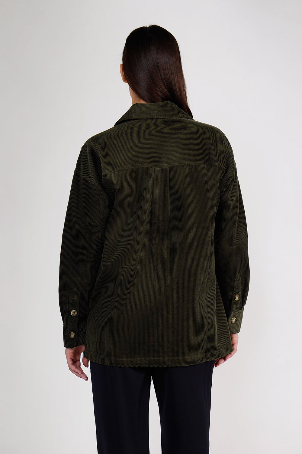 HENRY CORDUROY JACKET - OLIVE