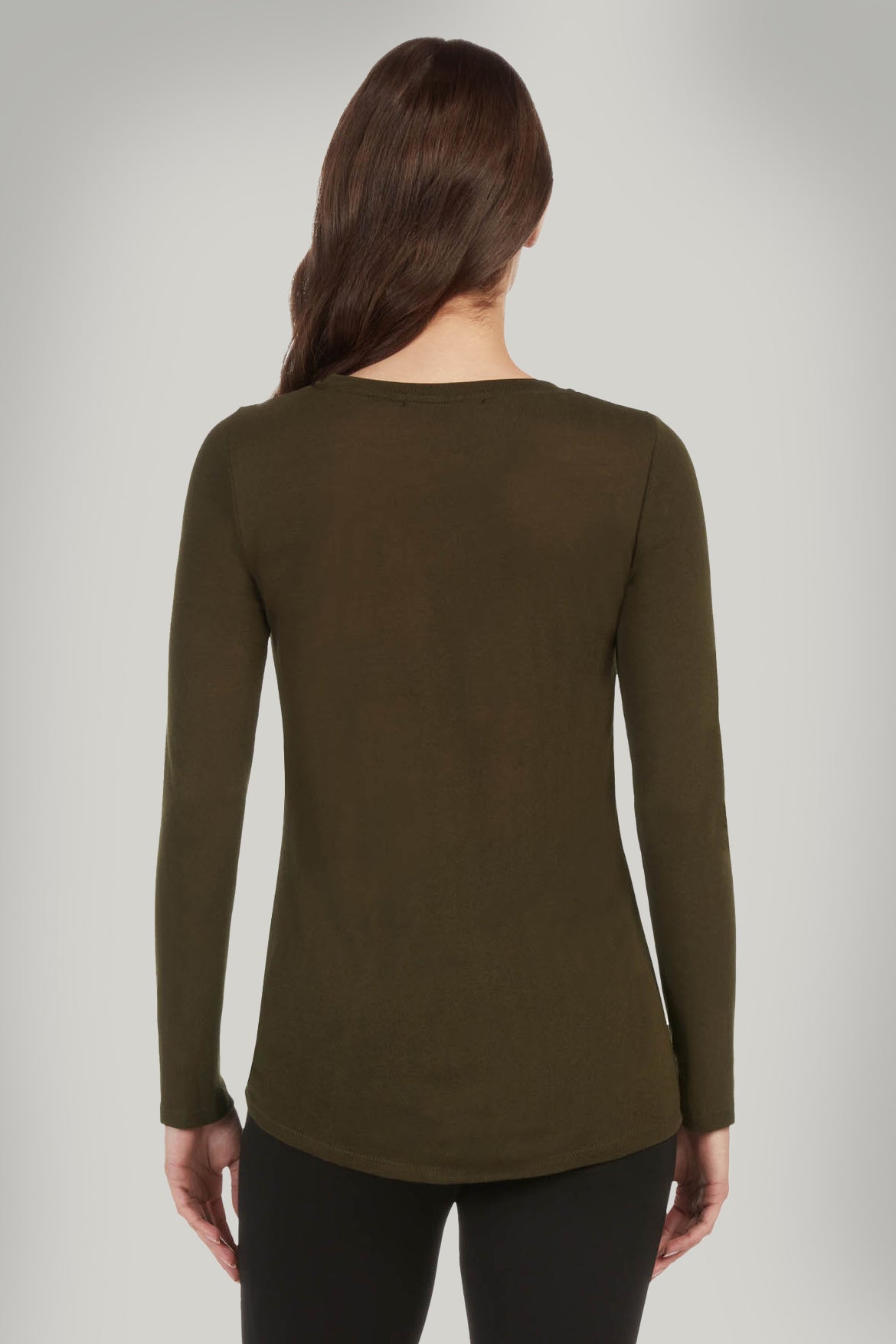 ADA LONG SLEEVE TOP - MOSS