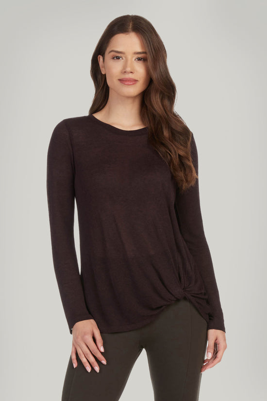 ADA LONG SLEEVE TOP - PORT