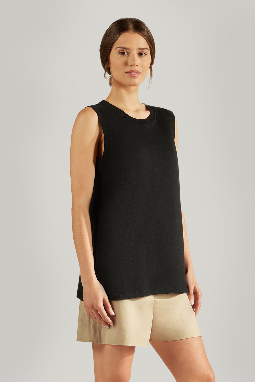 COTTON TANK - BLACK