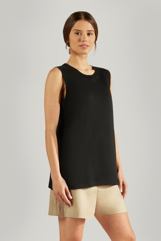 COTTON TANK - BLACK