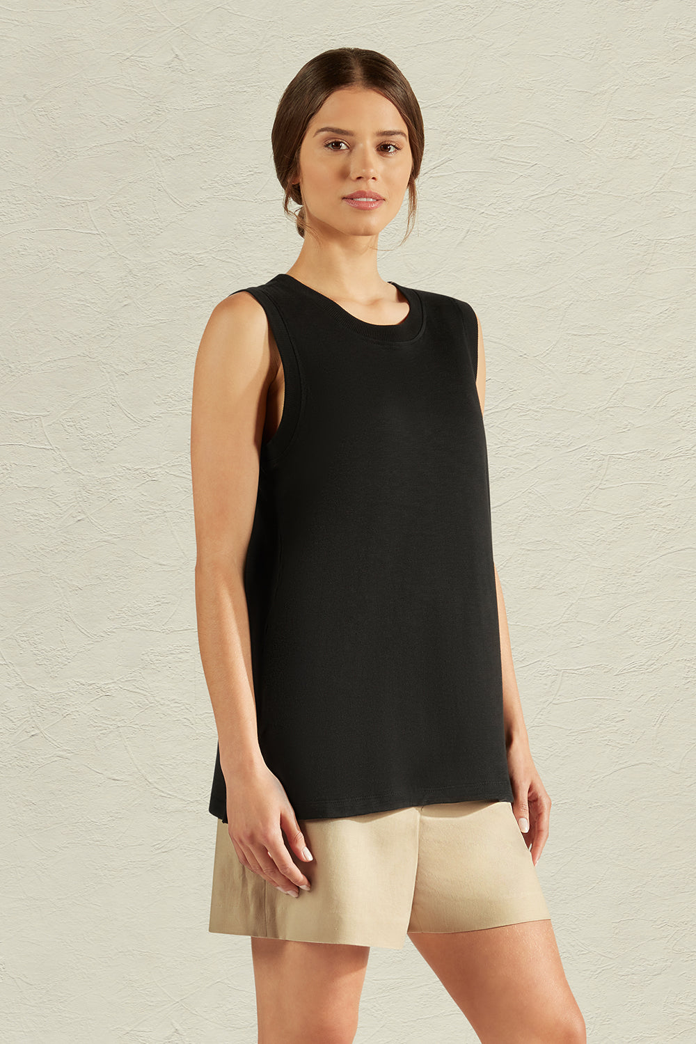 COTTON TANK - BLACK