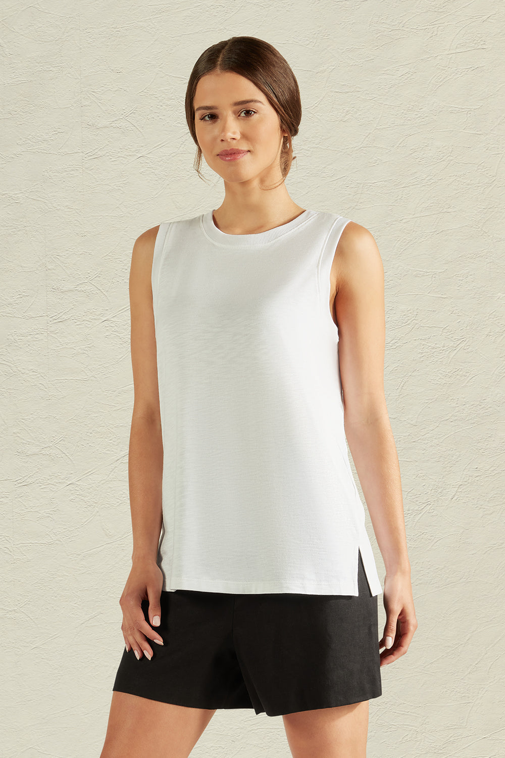 COTTON TANK - VELLUM