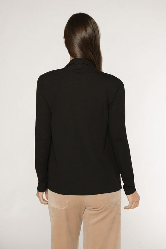 TAYLOR OPEN CARDIGAN - BLACK