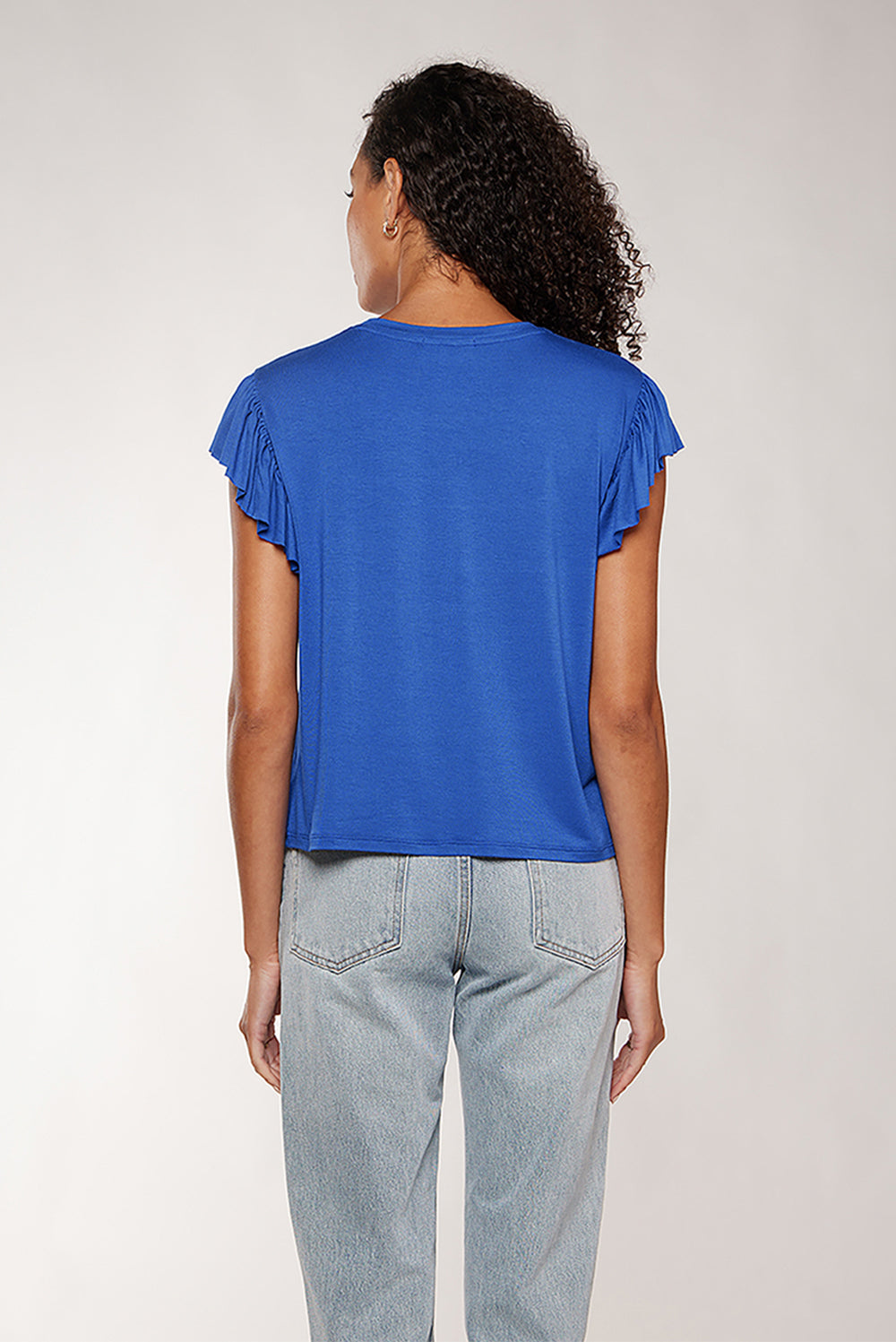 CHARLOTTE TEE - COBALT