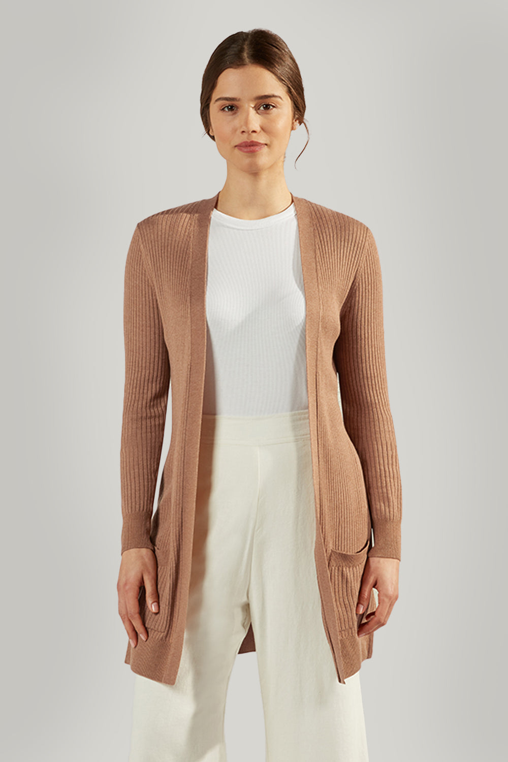 COLFAX CARDIGAN - CAMEL