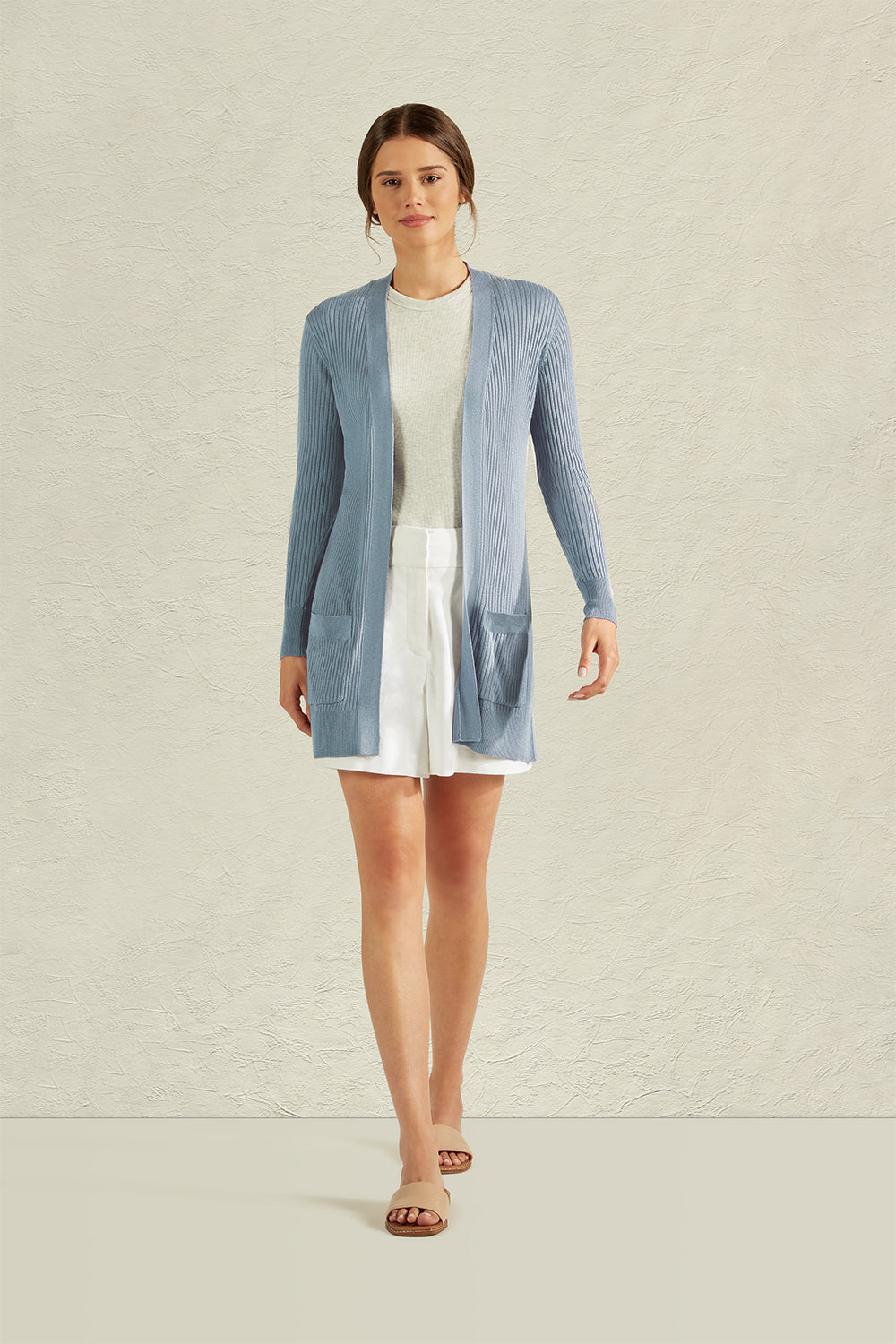 COLFAX CARDIGAN - OCEAN