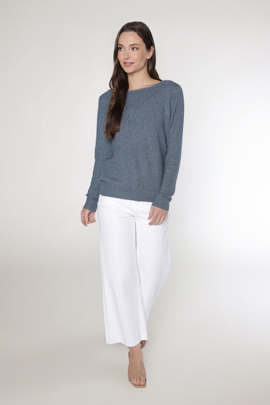 LENA SWEATER - DUSTY BLUE