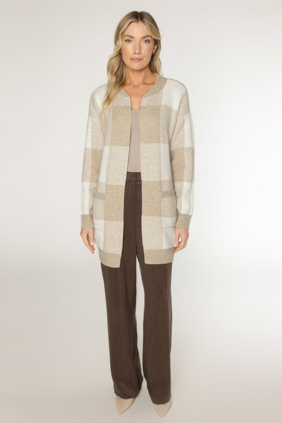 EIFFEL CARDIGAN - HEATHER TAUPE