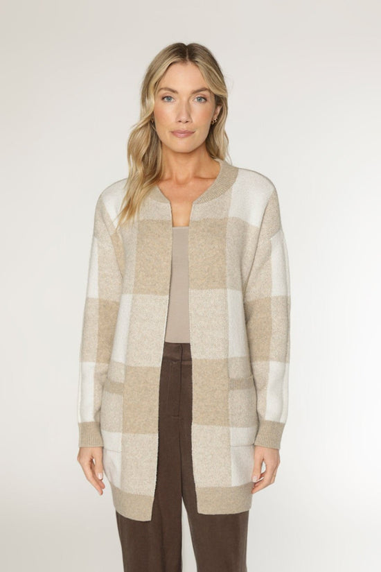 EIFFEL CARDIGAN - HEATHER TAUPE