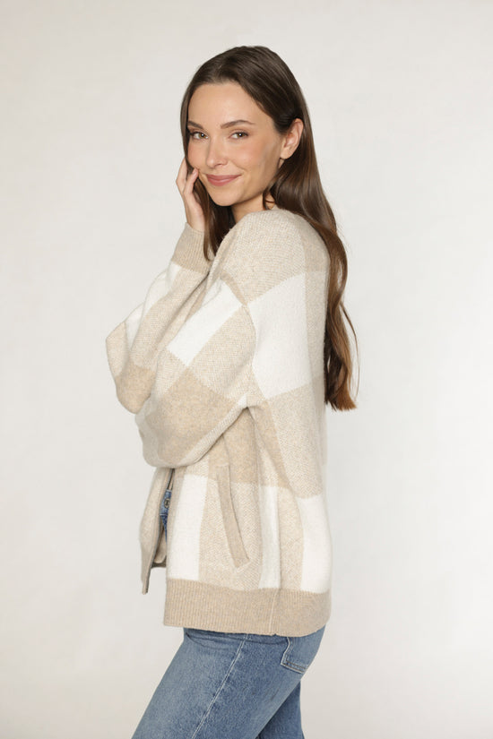 STRAT SWEATER - HEATHER TAUPE