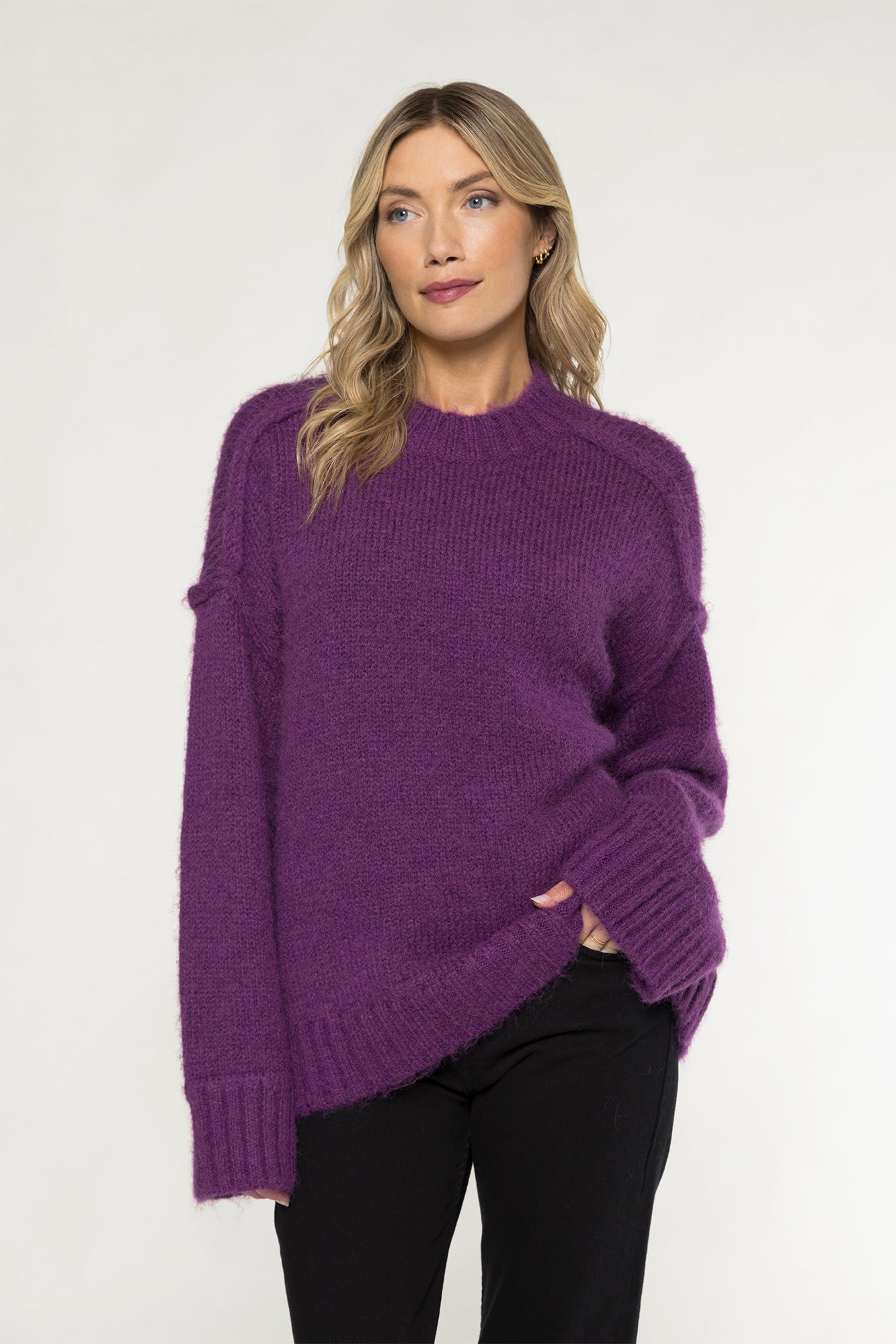 COURTNEY SWEATER - ORCHID