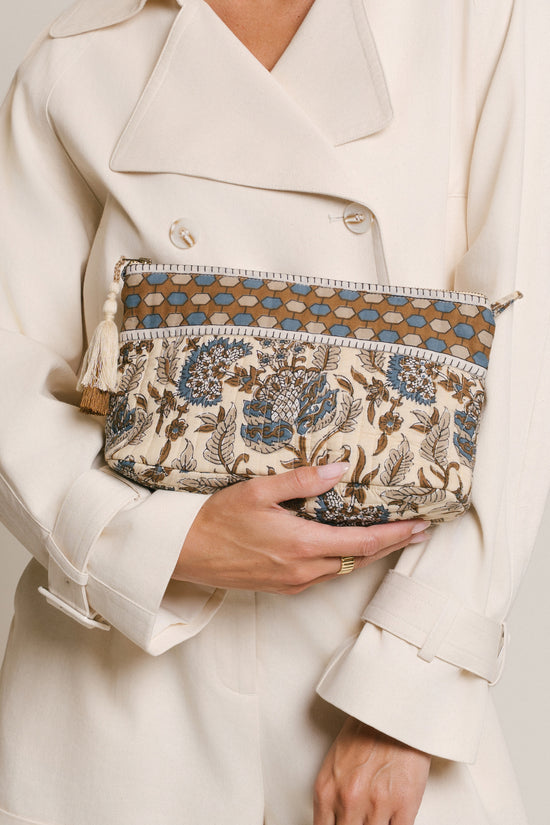 THE CHLOE TRAVEL CLUTCH - STORM