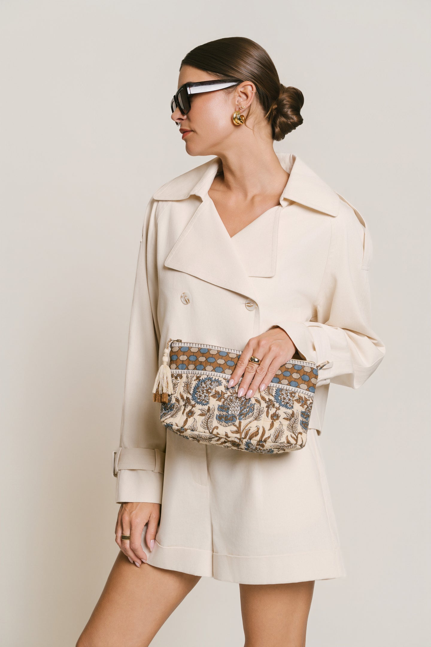 THE CHLOE TRAVEL CLUTCH - STORM