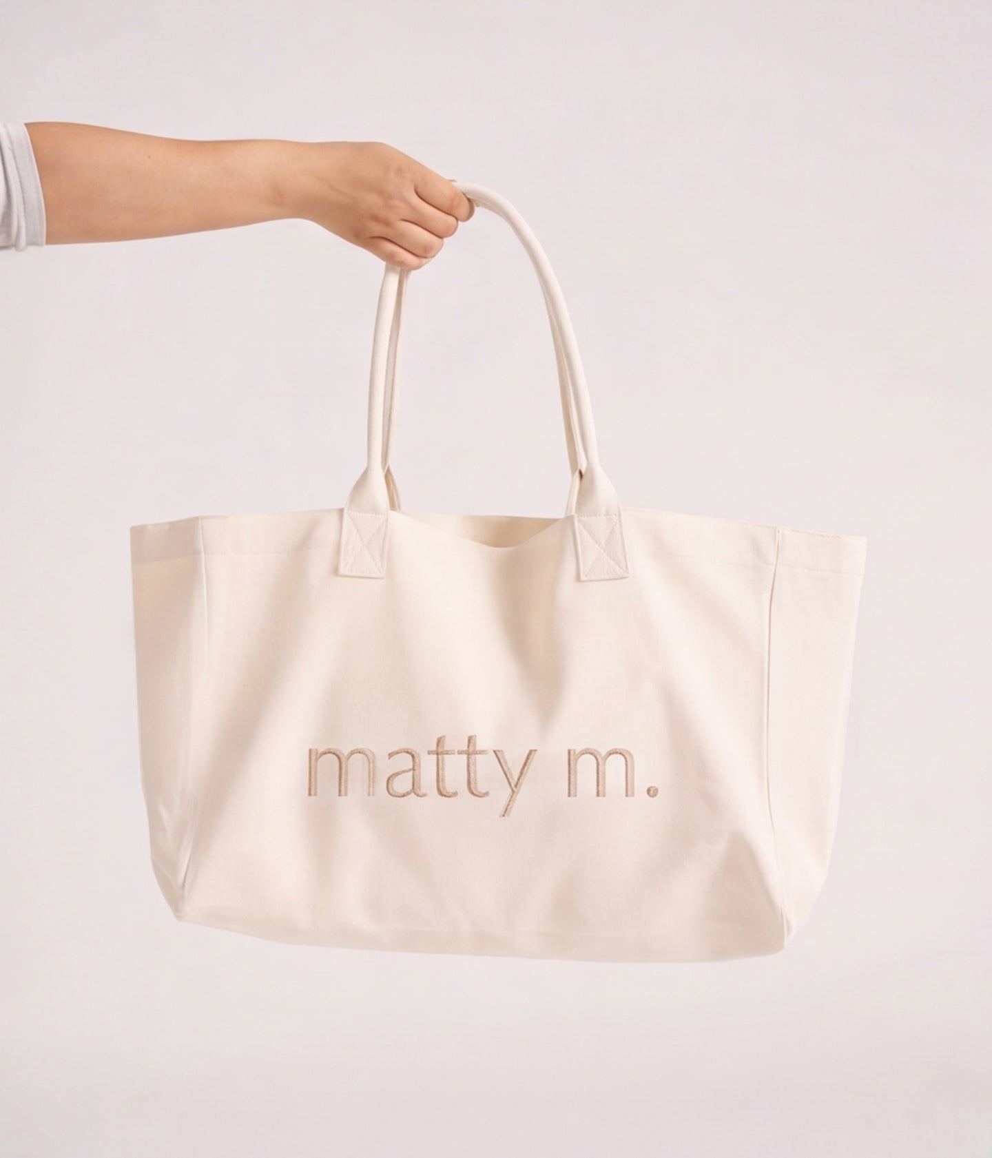 MATTY M TOTE BAG - NATURAL