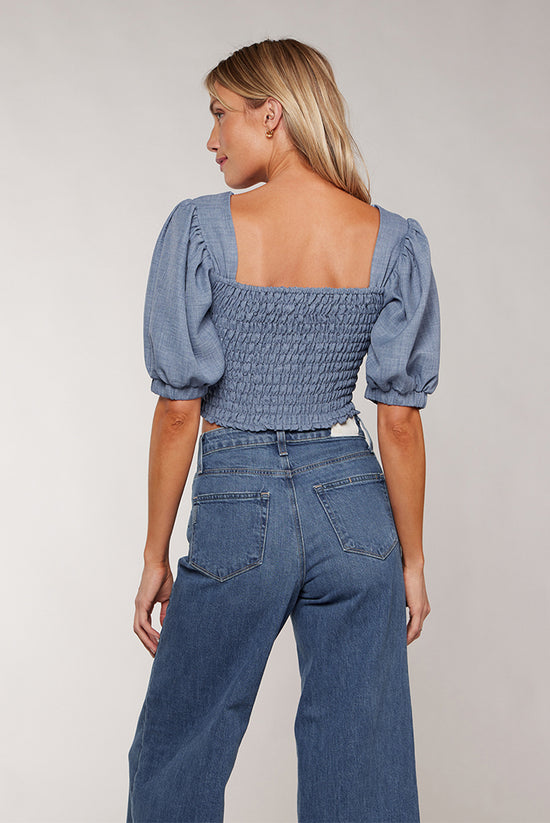 REESE TOP - DENIM