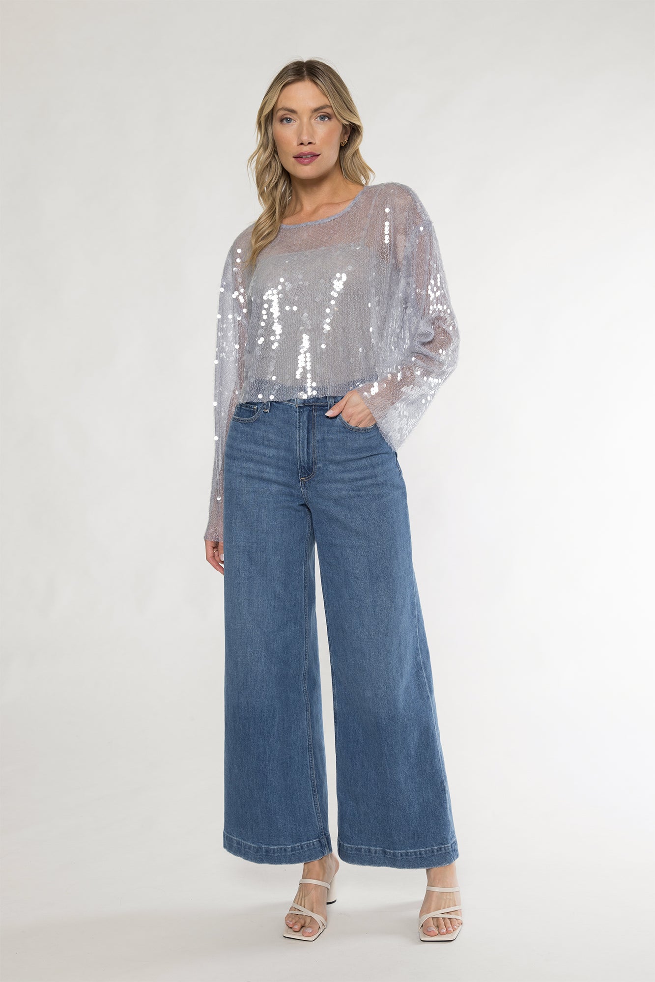 LILY SEQUIN TOP - PERI